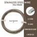 22ga 316L Beadsmith Wire Elements Stainless Steel Dead Soft Wire - 10 metre coil