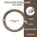 24ga (0.5mm) 316L Beadsmith Wire Elements Stainless Steel Dead Soft Wire - 12 metre coil 24ga (0.5mm) 316L Beadsmith Wire Elements Stainless Steel Dead Soft Wire - 12 metre coil