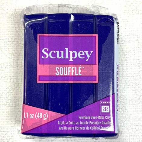 Sculpey Souffle Polymer Clay - 48gm - Midnight Mulberry Sculpey Souffle Polymer Clay - 48gm - Midnight Mulberry