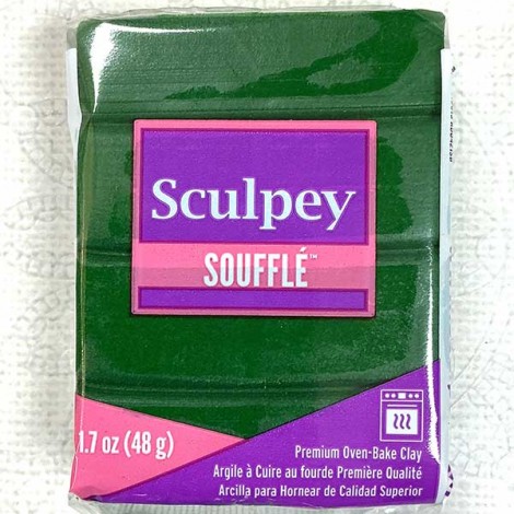 Sculpey Souffle Polymer Clay - 48gm - Racing Green Sculpey Souffle Polymer Clay - 48gm - Racing Green