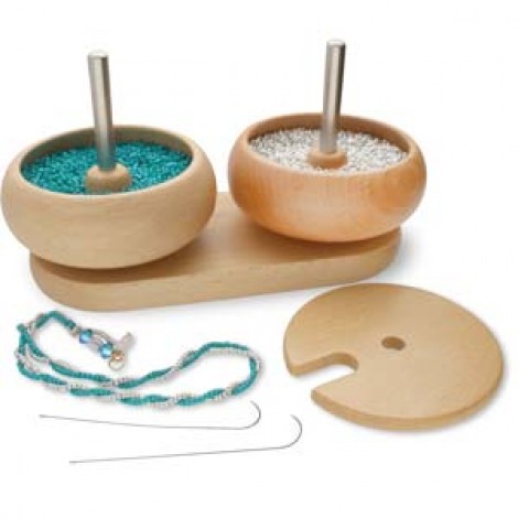 Spin & String Double Wooden Bead Spinner