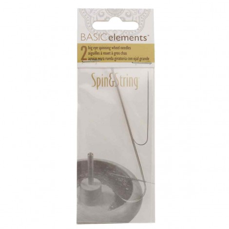 9.3cm Big Eye Bead Spinner Needles - 2 per card 9.3cm Big Eye Bead Spinner Needles - 2 per card
