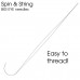 9.3cm Big Eye Bead Spinner Needles - 2 per card 9.3cm Big Eye Bead Spinner Needles - 2 per card