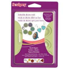 Sculpey Oven Bake Silicone Bezel Shapes Mold