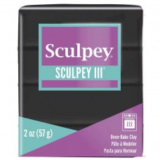 Sculpey III Polymer Clay - 57g - Black