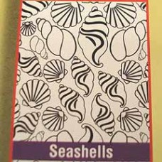 22x28cm Shade-Tex Texture Plastic Rubbing Plates - Seashells