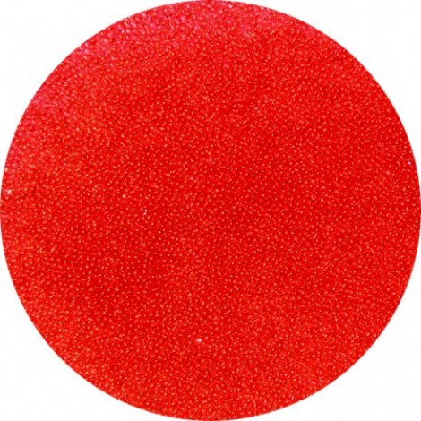 Art Institute Small Glass Microbeads - Sheer Red