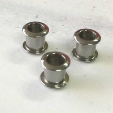 8x8mm 304 Stainless Steel 5mm ID Bead Core Grommet for Large Hole Beads
