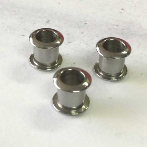 8x8mm 304 Stainless Steel 5mm ID Bead Core Grommet for Large Hole Beads