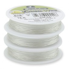 .018" Beadalon Crinkle Wire - Silver Colour - 15ft