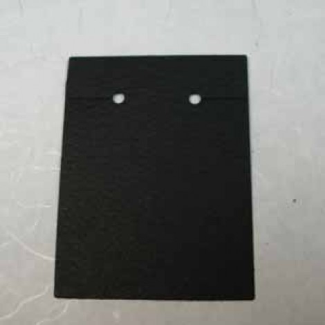 1.5x2" Ex-Small Matte Black Paper Earring Cards