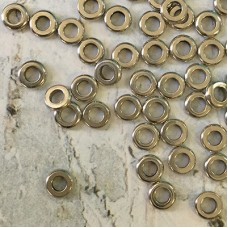 5mm Roundedge Greek Nickel Plated Metal Flat Washers w-2mm Hole