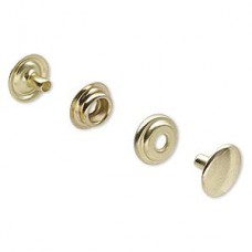 Snap Line 24 5/16" Brass Fasteners- 15mm Cap/8.5mm Snap