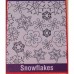 22x28cm Shade-Tex Texture Plastic Rubbing Plates - Snowflakes