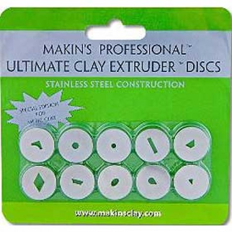 Makins Ultimate Clay Extruder Discs