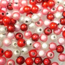 4mm Strawberry Japanese Miracle Bead Mix - Pack of 20