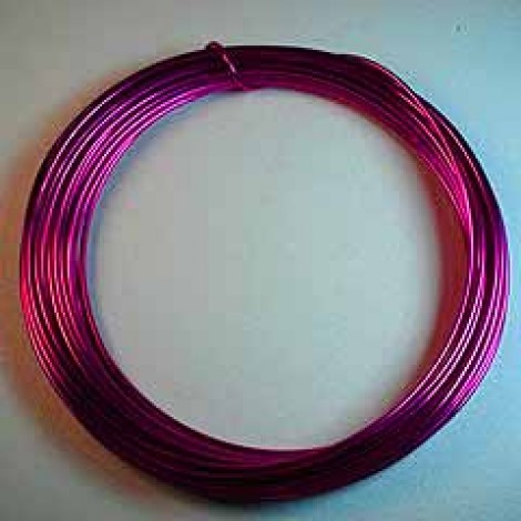 12ga Decorative Aluminium Wire - Strong Pink