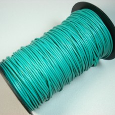 1.9mm Summer Aqua Greek Leather Cord - Per 2 metres