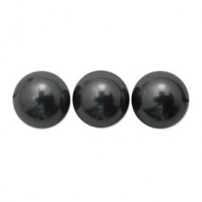8mm Swarovski Crystal Pearls - Black