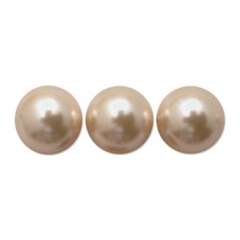 4mm Swarovski Crystal Pearls - Peach
