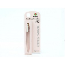 #12 (0.35mm) Tulip Beading Needles - 47.5mm length - Set of 2