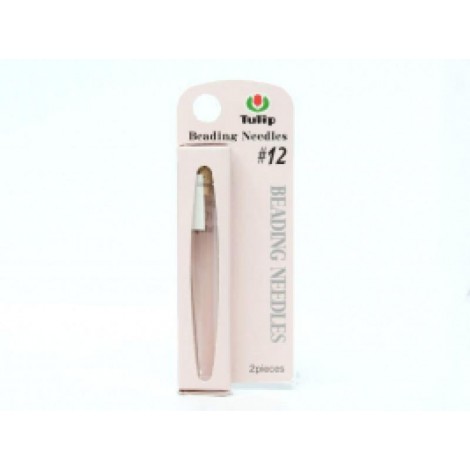 #12 (0.35mm) Tulip Beading Needles - 47.5mm length - Set of 2