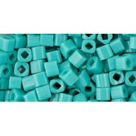 3mm Toho Cubes - Opaque Turquoise - 12.5gm