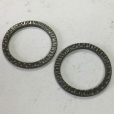 32mm TierraCast Ex-Large Radiant Ring Link - Black Oxide - Pack of 2