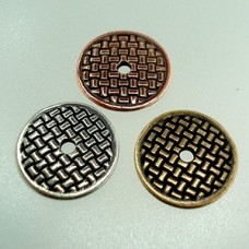20mm (3/4") TierraCast Woven Disk with 2.5mm hole