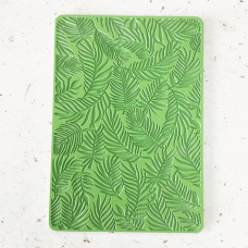 7x10cm Coral Cockatoo Texture Mat - Jungle Palms