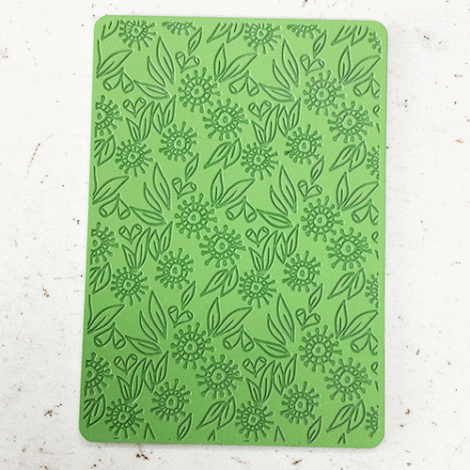 7x10cm Coral Cockatoo Texture Mat - Fiona's Blooming Eucalyptus Blossoms 7x10cm Coral Cockatoo Texture Mat - Fiona's Blooming Eucalyptus Blossoms