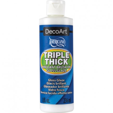 Americana Triple Thick Brush-On Gloss Glaze (Bottle) - 8oz/236ml