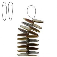 5x16mm Preciosa Thorn Beads - Valentinit - Strand (app 48 beads)
