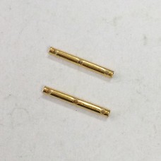 Beadalon 13 x 1.5mm 3-Hole Spacer Tubes - Gold - Pack of 24