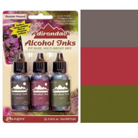 Adirondack Alcohol Ink Kit - Earthtones - Tuscan Garden