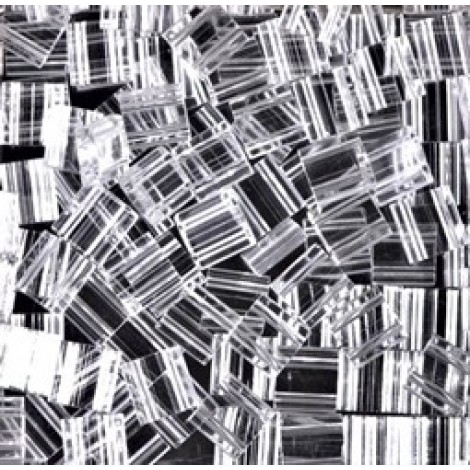 Miyuki Tila Beads - Crystal - 10gm