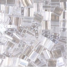 Miyuki Tila Beads - Crystal Luster - 10gm