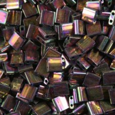 Miyuki Tila Beads - Bronze Metallic Iris Luster - 10gm