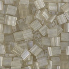 Miyuki Tila Beads - Matte Transparent Oyster Luster - 10gm