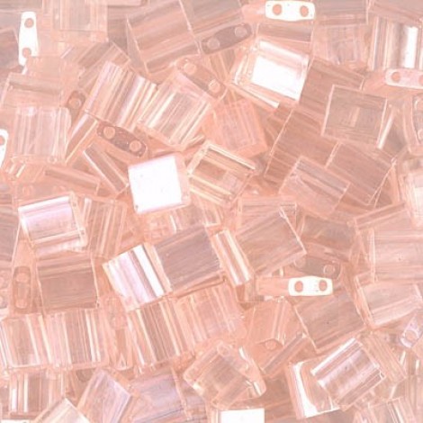 Miyuki Tila Beads - Light Shell Pink Luster - 10gm Miyuki Tila Beads - Light Shell Pink Luster - 10gm