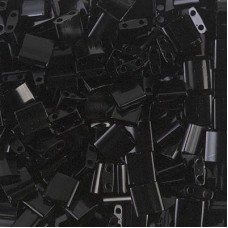 Miyuki Tila Beads - Black - 7.2gm