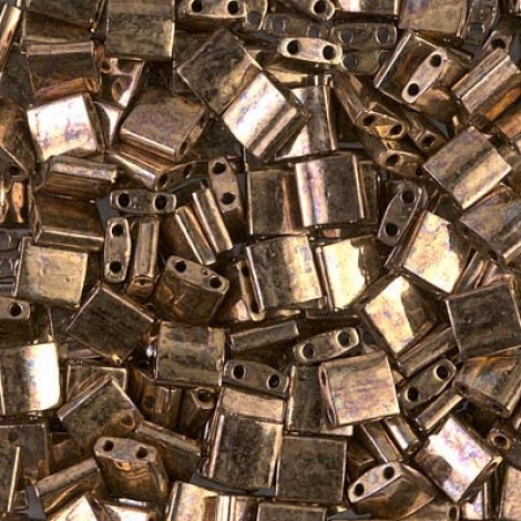 Miyuki Tila Beads - Metallic Dark Bronze - 7.2gm