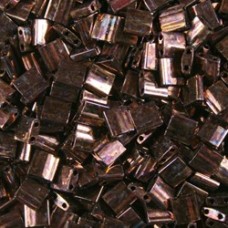 Miyuki Tila Beads - Metallic Dark Raspberry - 7.2gm