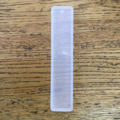 190x25mm Silicone Long Bookmark Mould with 4mm Hole
