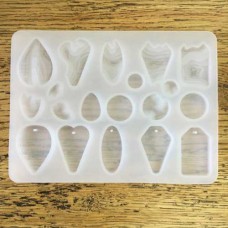 170x125mm Silicone Pendant Mould - 19 Shapes