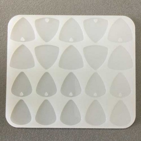 15x13.5cm Silicone Guitar Pick Mould
