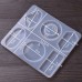 16x18mm Non-Stock Silicone Resin Pendant Mould with 6 Shapes