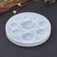 10 mm approx White 10 x Vintage Round Plastic Pearl Dome Cabochons
