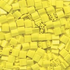 Miyuki Tila Beads - Opaque Yellow - 10gm