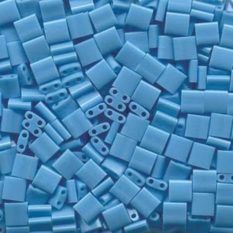 Miyuki Tila Beads - Opaque Turquoise Blue - 10gm
